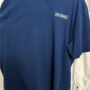 Karl Lagerfeld Men's Navy Tee
